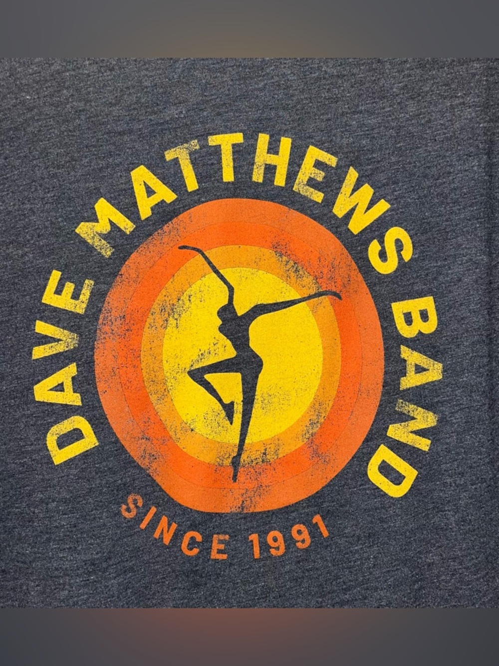 PRELOVED Dave Matthews Band Retro Sunburst Graphic Tee